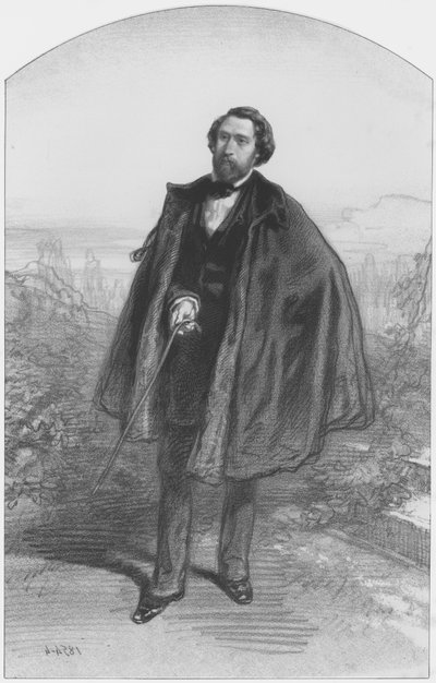 Alfred de Musset by French School